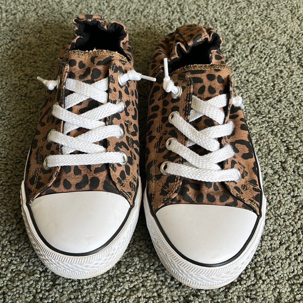Leopard Slip on shoes